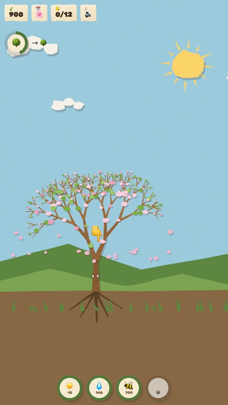 Spring: the paper tree in blossom