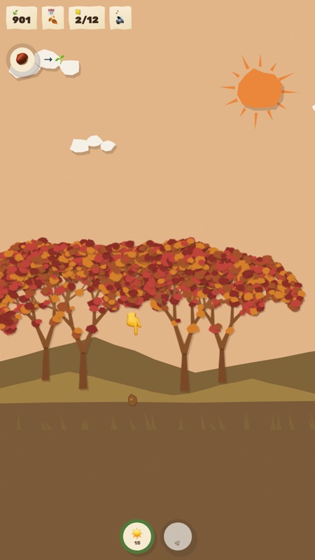 Fiery maple grove